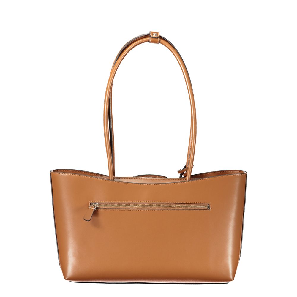 Guess Jeans Damenhandtasche aus Marrone-Polyurethan – Bild 2