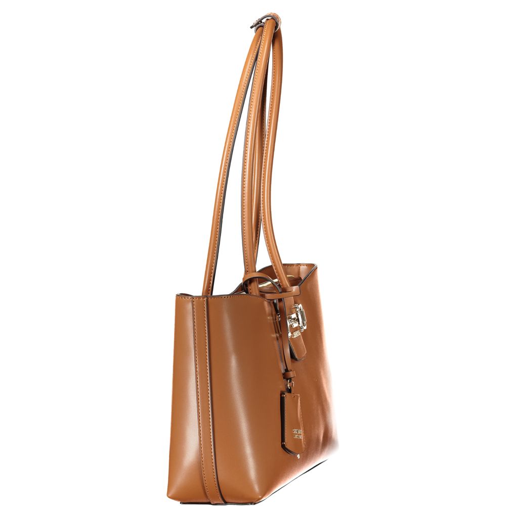 Guess Jeans Damenhandtasche aus Marrone-Polyurethan – Bild 3