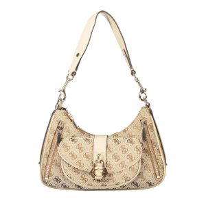 Guess Jeans Beige Poliuretano Damen Handtasche