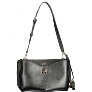 Guess Jeans Schwarze Handtasche aus Polyethylen