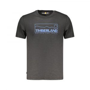 Timberland Schwarzes Baumwoll-T-Shirt für Herren