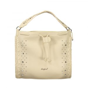 Desigual Damenrucksack aus weißem Polyurethan