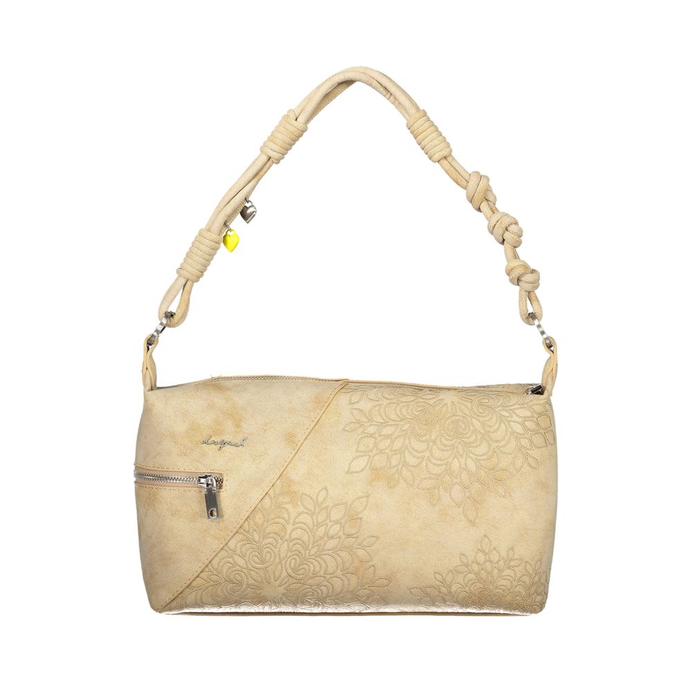Desigual Beige Polyurethane Women's Shoulder Bag