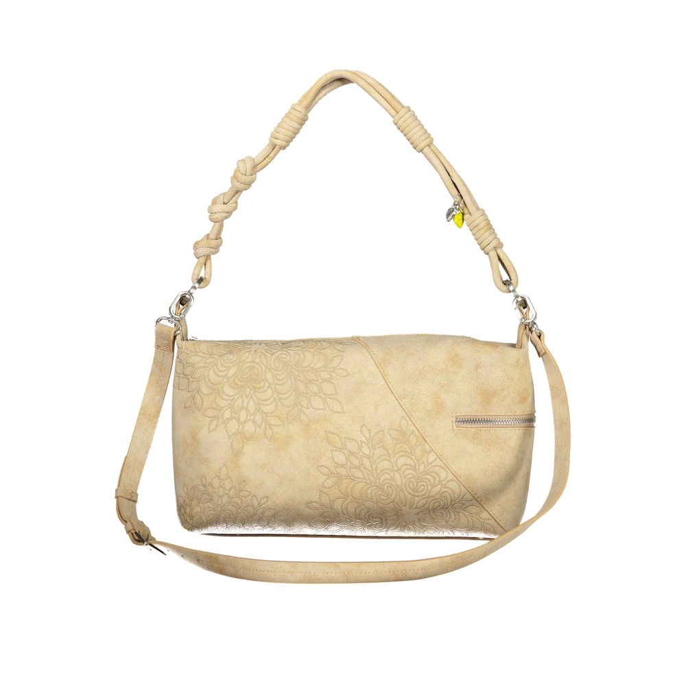 Desigual Beige Polyurethane Women's Shoulder Bag – Bild 2
