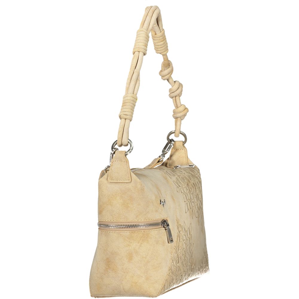 Desigual Beige Polyurethane Women's Shoulder Bag – Bild 3