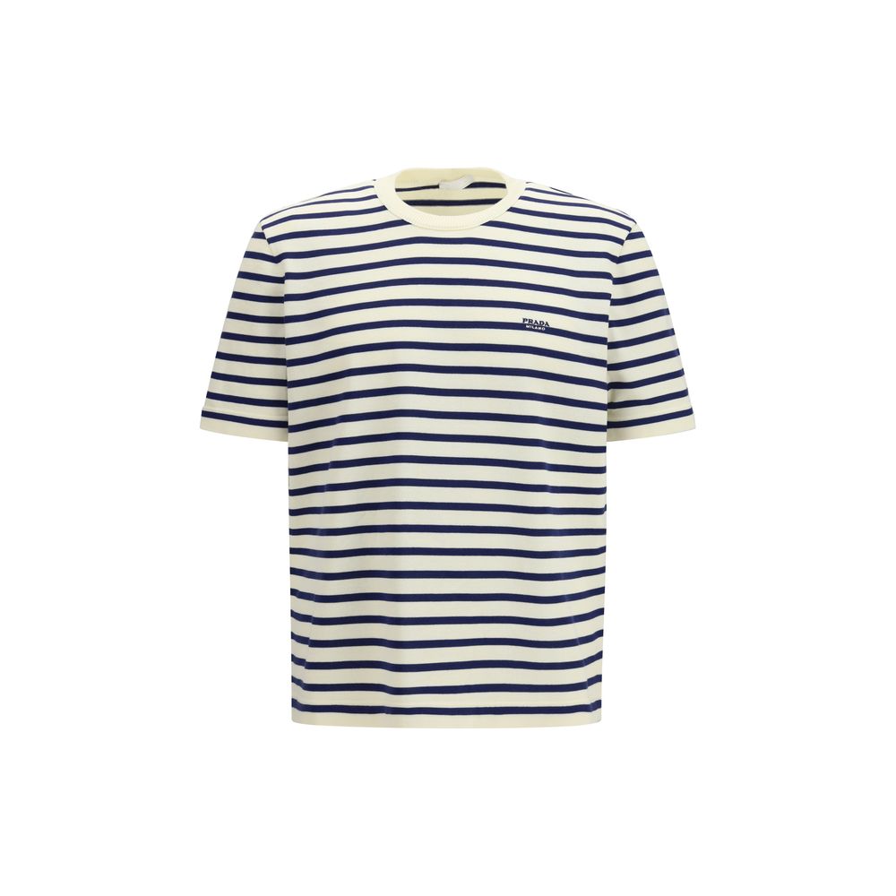 Prada Blauer Baumwollpullover