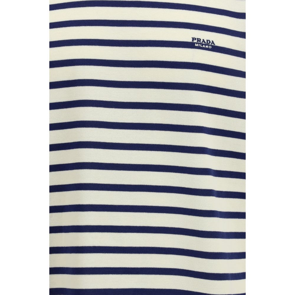 Prada Blauer Baumwollpullover – Bild 3