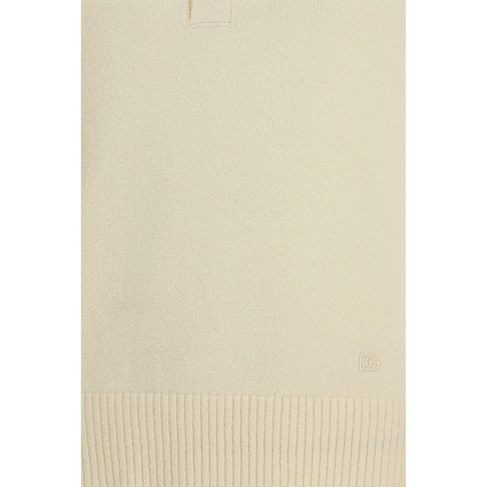 Dolce & Gabbana Beige Cotton Polo Shirt – Bild 3