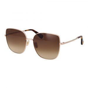 Max Mara Sonnenbrille aus Roségold-Metall