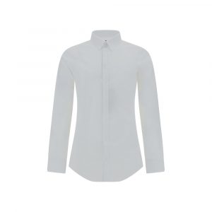 Dolce & Gabbana Weißes Elastan-Hemd