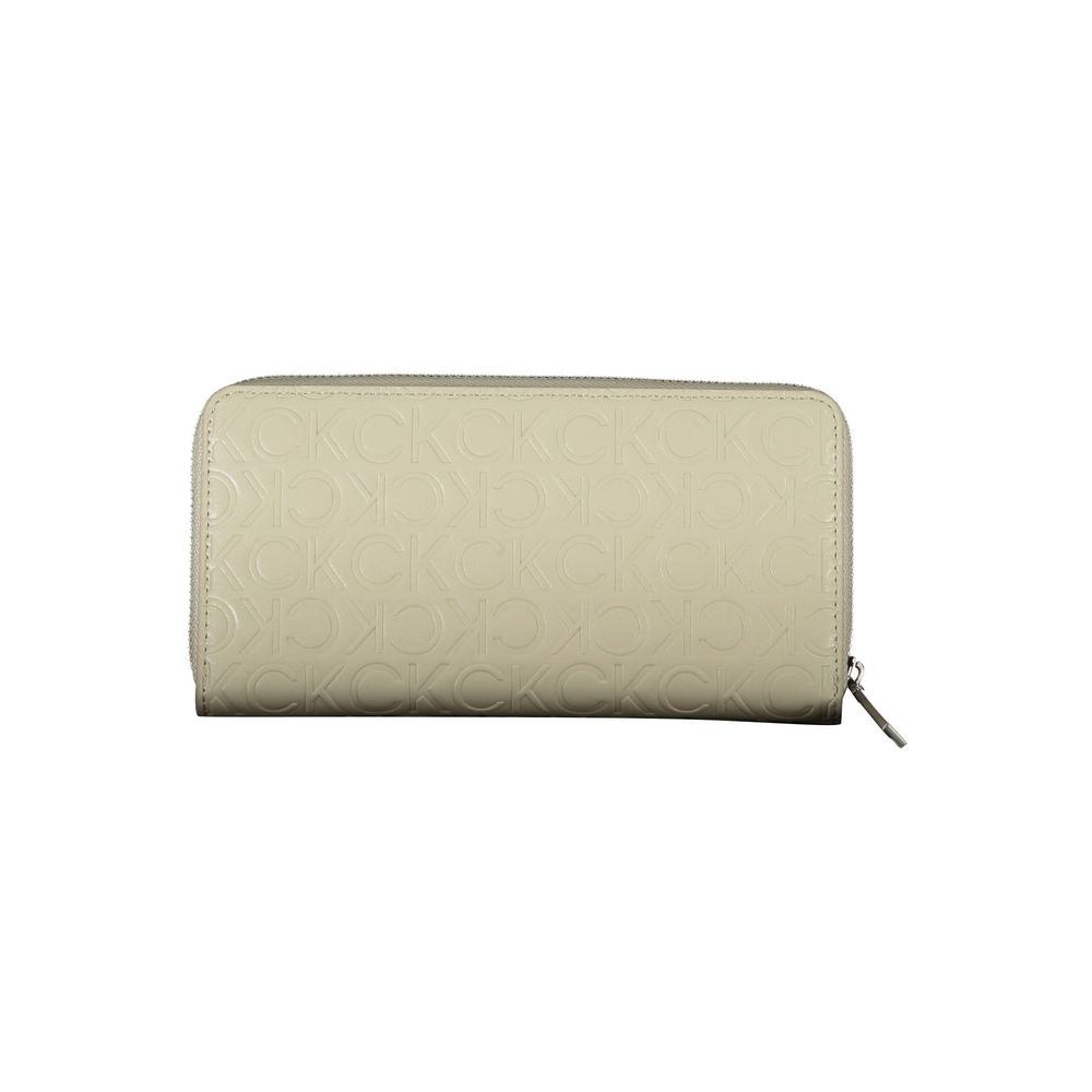 Calvin Klein Beige Polyethylen Damen Geldbörse – Bild 2