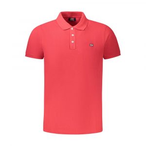 Norway 1963 Rotes Baumwoll-Poloshirt