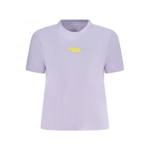 Calvin Klein Lila Baumwolle Frauen T-Shirt