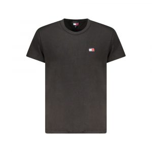 Tommy Hilfiger Schwarzes Baumwolle Männer T-Shirt