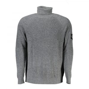 Calvin Klein Grauer Pullover aus Wolle