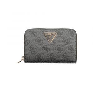 Guess Jeans Schwarzes Polyethylen Portemonnaie für Frauen