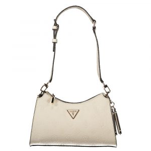 Guess Jeans Beige Polyethylen Frauen Handtasche