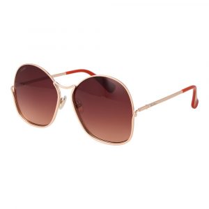 Max Mara Sonnenbrille aus Roségold-Metall