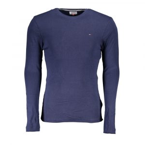 Tommy Hilfiger Blaues Bio-Baumwoll-T-Shirt fĂŒr Herren
