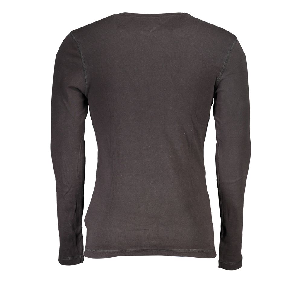 Tommy Hilfiger Schwarzes Baumwoll-T-Shirt für Herren – Bild 2