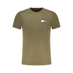 Tommy Hilfiger Verde Baumwoll-T-Shirt für Herren