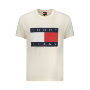Tommy Hilfiger Bianco Baumwoll-T-Shirt für Herren