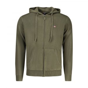 Norway 1963 Verde Poliammide Herren Cardigan